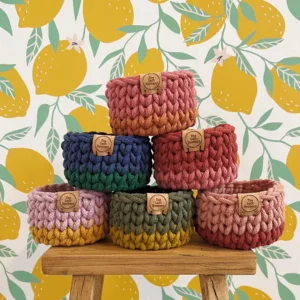 Tutti Frutti Crochet Basket Kit