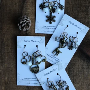 Winter Forest Stitch Markers