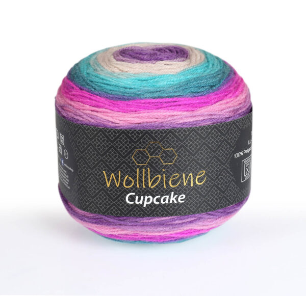 Woolen Bee Cupcake Gradient Wool Knitting Wool 150g - Image 6