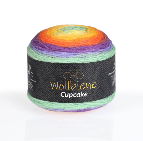 Woolen Bee Cupcake Gradient Wool Knitting Wool 150g - Image 8